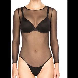 SPANX Sheer Fashion Mesh Thong Bodysuit. New with tags. Size 3x.